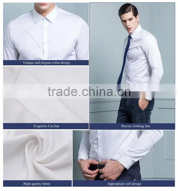 Fashion White Shirt Of Western Formal Wear For Men