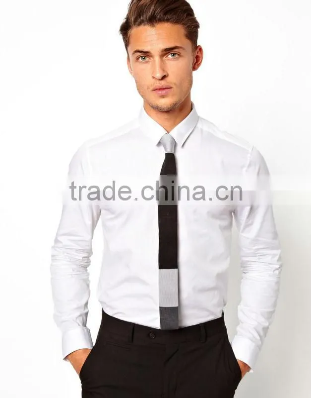 Knit Tie With Block Stripe