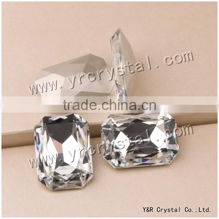 4627 Octagon Crystal 18*25mm Crystal Color Jewelry Stones