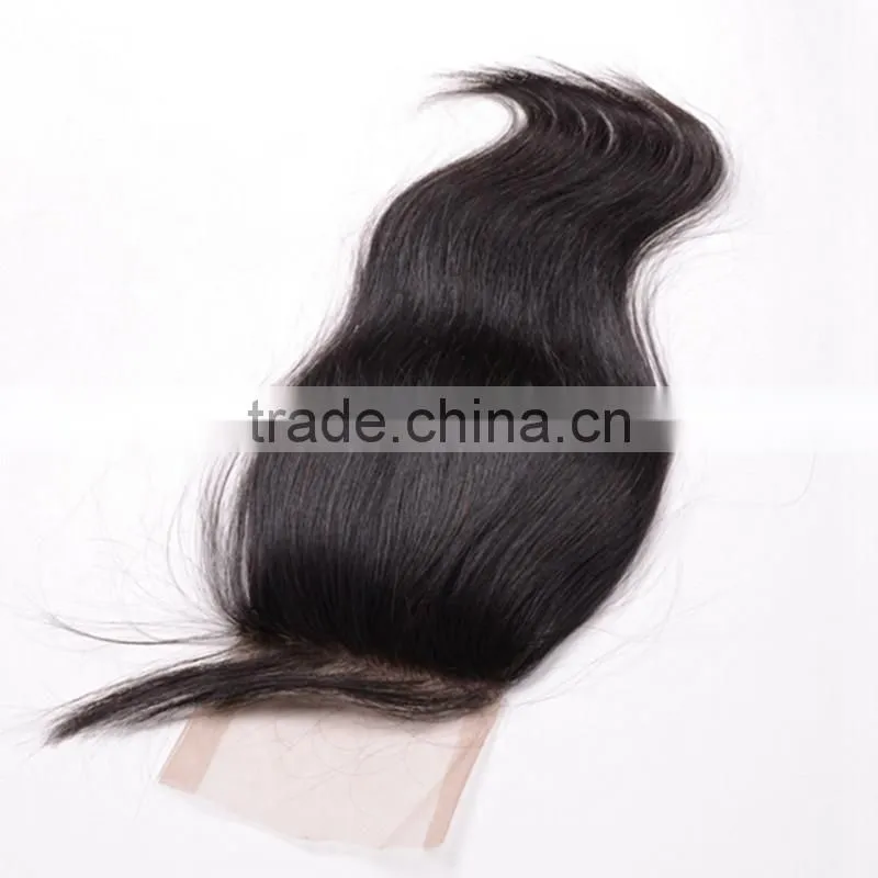 7A Cambodian Virgin Hair Body Wave Lace Closure 4*4 Wavy Hair Closure 12"-20"