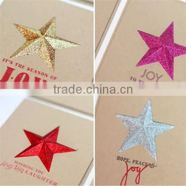 Shiny DIY Decration Colorful Double Happiness Hot Selling Handcraft Glitter Cardstock Paper Holiday Supplies