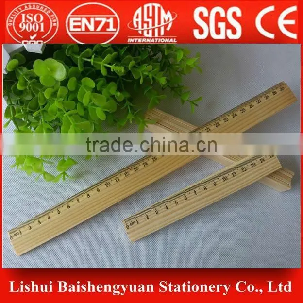 40cm measure wooden ruler