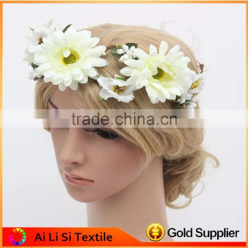 Hot Selling low price with great price bride flower headband