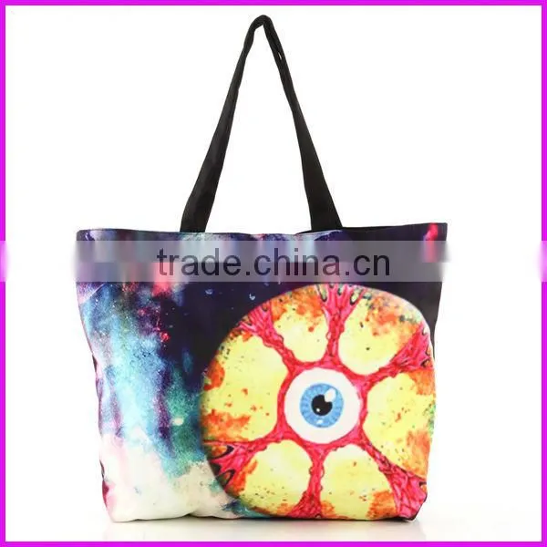 2014 trendy new mexico hot sell digital printed canvas drawstring bag