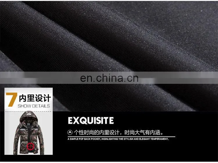 Hot Sale Men Camo Jacket 100% High Quality Cotton Camo Jacket Men