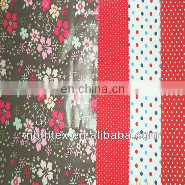 100% Cotton Printed pvc coated Fabric