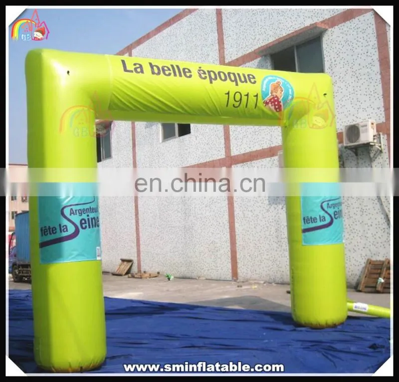 Cheap inflatable mini arch designs,inflatable custom main gate,advetising logo archway