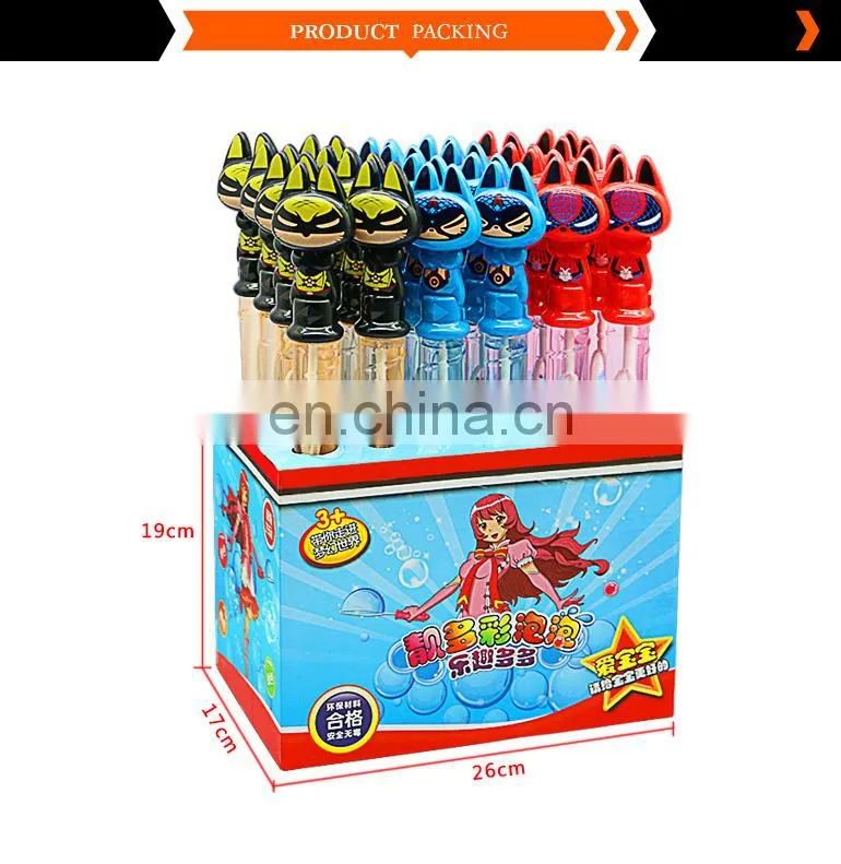 top selling summer toy 38Cm cartoon bubble wand outdoor toys for kids