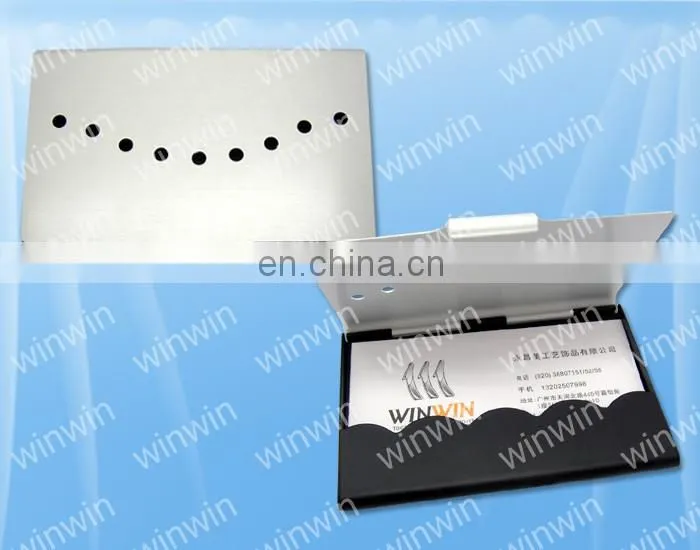 2017 Promotional Custom Metal Name Card Holder With High Quality