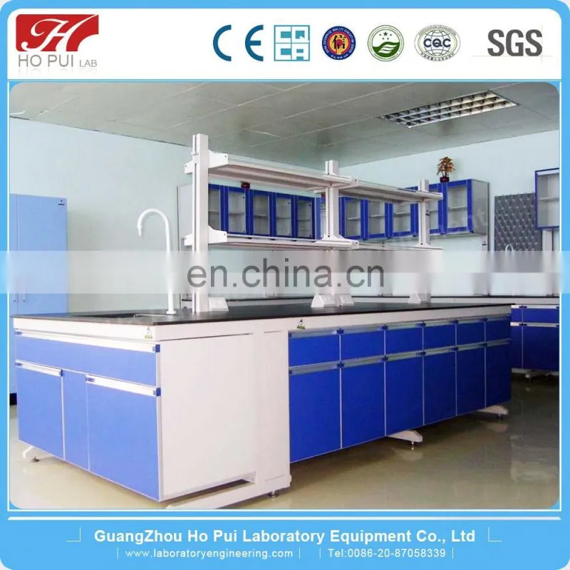 CE ISO14001 Wood-Steel Laboratory Bench Table laboratory workbench laboratory electronic workbench