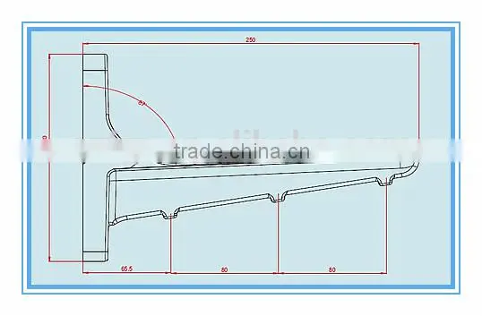 FRP SMC cable support/ composite cable holder/ fiberglass integral type cable bracket