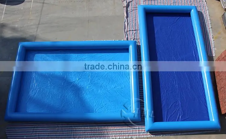 Water game equipment blue swimming pool, inflatable pool rental