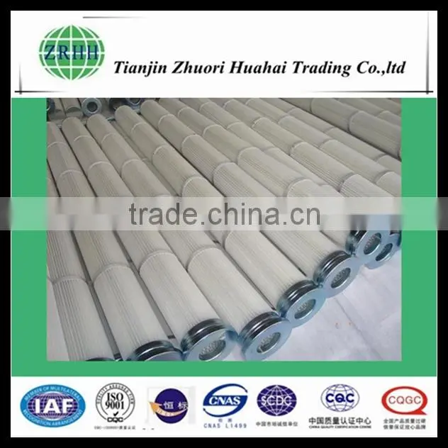 special recommend dust collector polyester fiber filter cartridge/ployester fiber filter tube