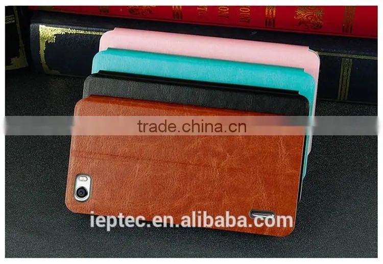 MOFi Flip PU Leather Case Cover for Huawei honor 6, Mobile Phone Case for Huawei honor6