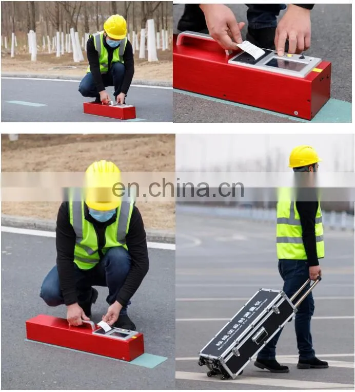 Professional retroreflectometer for day and night visibility