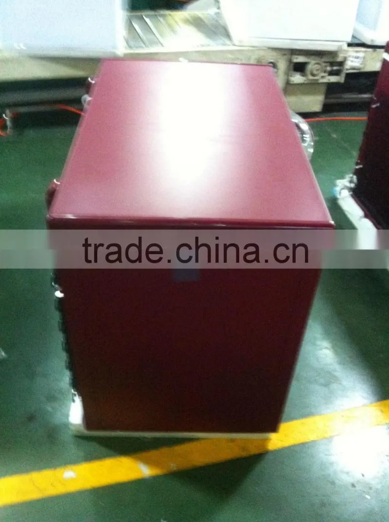 255L Red manual defrost chest freezer for ice cream