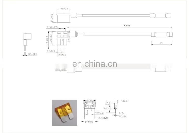 FA-410 Circuit Fuse Taps ATC ATS MICRO2 Mini Blade Fuse Tap Adapter Holder