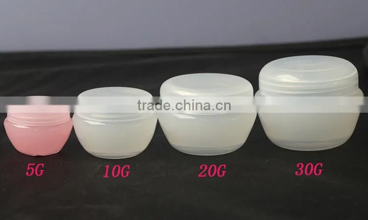 PS & PP High-Quality Pocket-Carrying Mini Capacity Cream Jar for Face-Care Lotion Sample Using Mini Jar Bottle with Screw Lid
