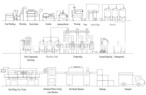 fresh lemon juice processing line juice production line