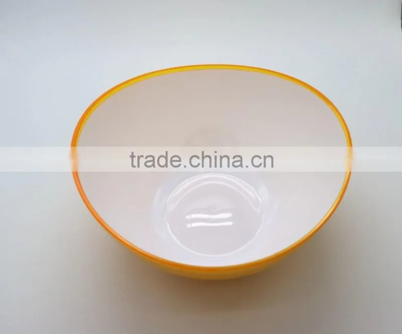 Hot sell Creative Colorful Plastic Round shape fruit plate