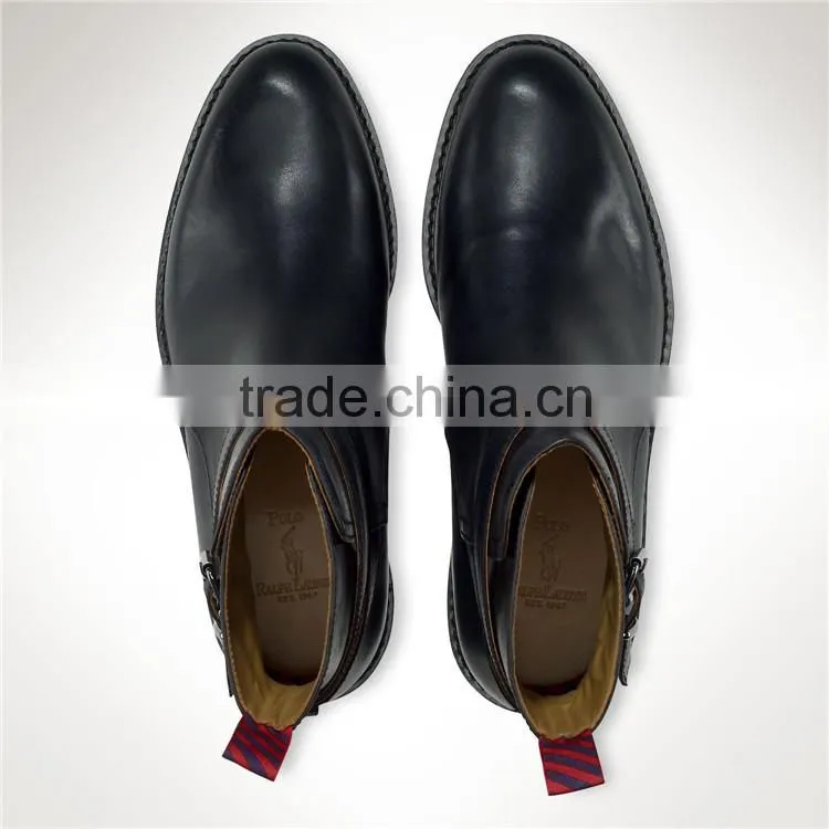 Oiled wax leather for boots