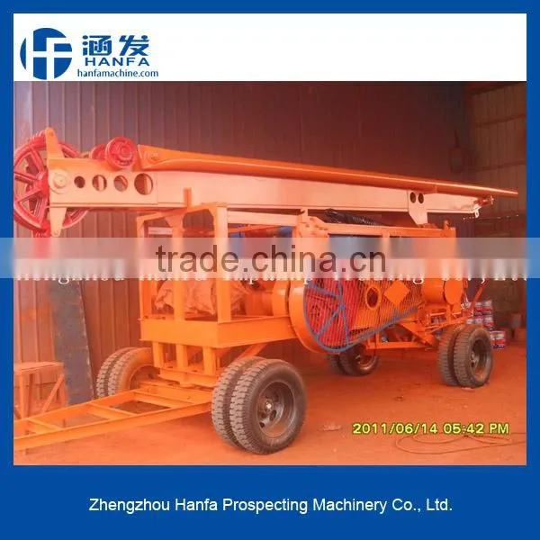 multifunctioncal HF-6A small piling rig,can drill depth upto 300m, drilling diameter 300~1800mm,easy operate