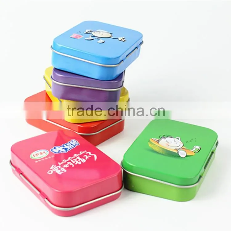 mint candy tin box