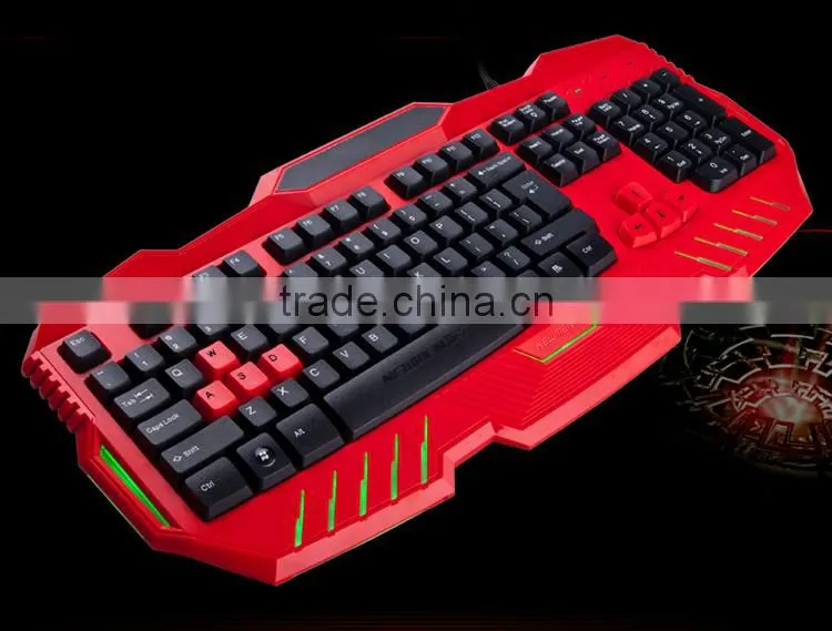 Manufacture Wired USB Mechanical Backlit Colorful USB Keyboard