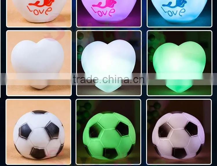 Led Light Up Toys,Hot Soft PVC Battery Powered Led Color Changing Christmas Tree Night Light Toys