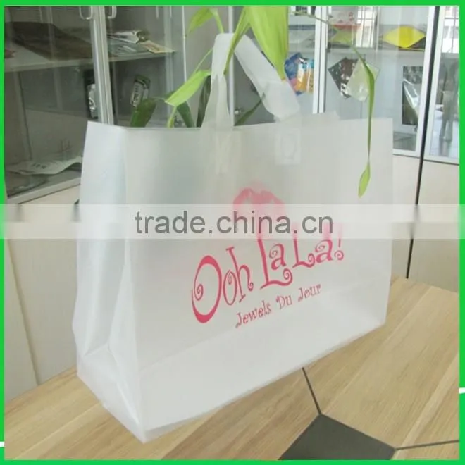 Hand Length Handle Sealing & Handle Apparel Industrial Use clothing bag coloured frosted