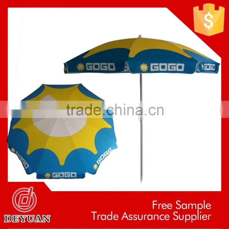 china supplier cheap parasol beach umbrella with stand