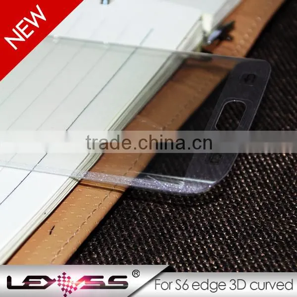 for samsung galaxy s6 edge full cover 3D curved tempered glass screen protector