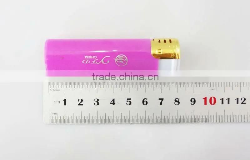 round design solid color windproof lighters