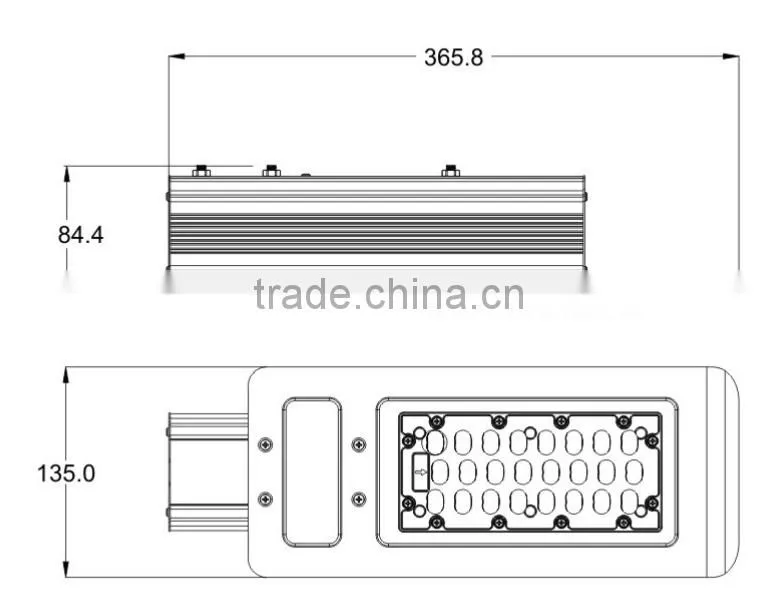 China low price Bridgelu Motion Sensor 30W Solar LED Street Light Fixtures