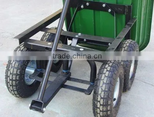 plastic garden cart/garden dump cart