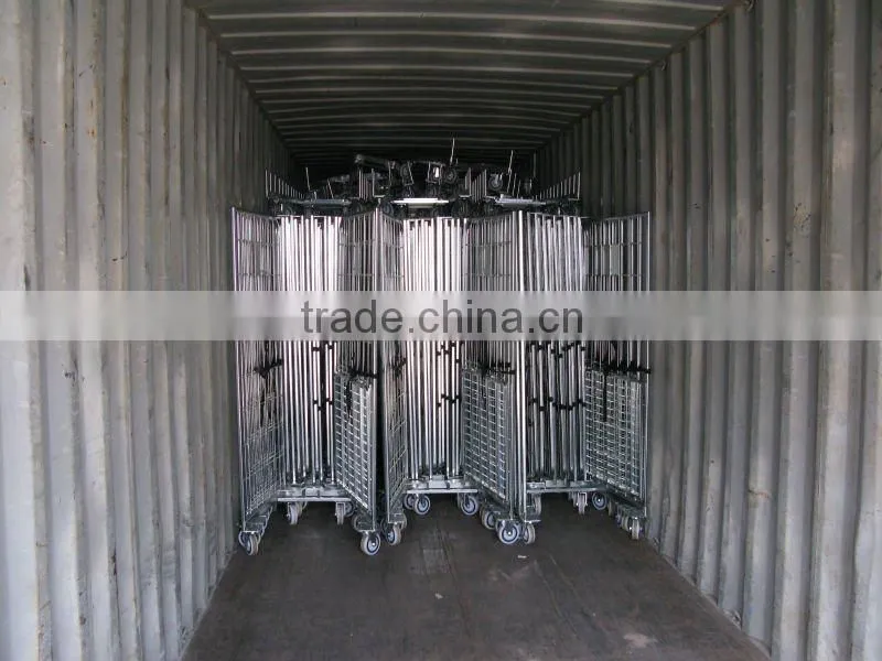 2 Sided nestable A Frame Roll Container