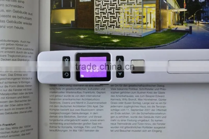 Max 1050dpi iscan Wifi Portable Scanner, document book scanner, A4 paper Wifi Scanner
