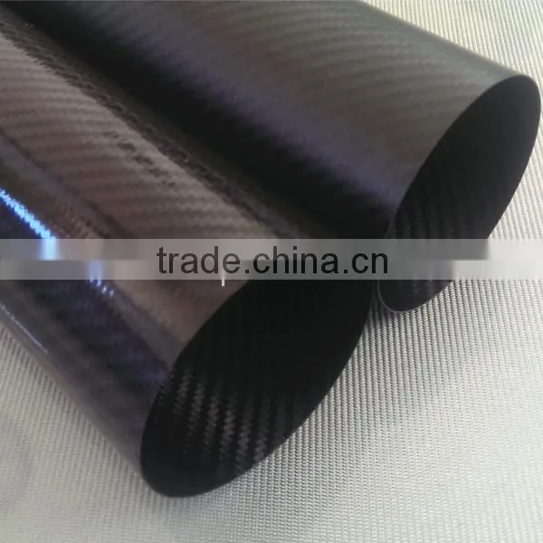 Thin wall thickness carbon fiber 3k weave tube of XINBO