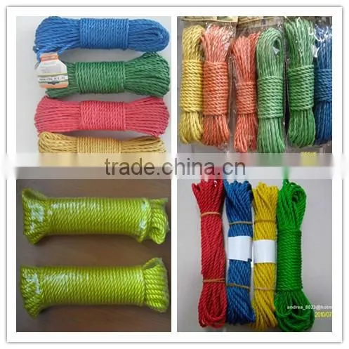 pp braided rope used in clothesline rope