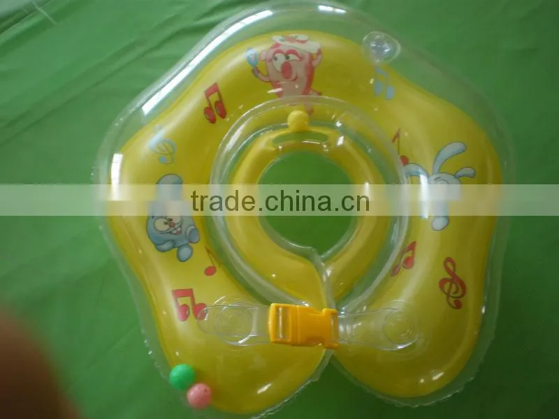Inflatable pvc kids neck swimming ring