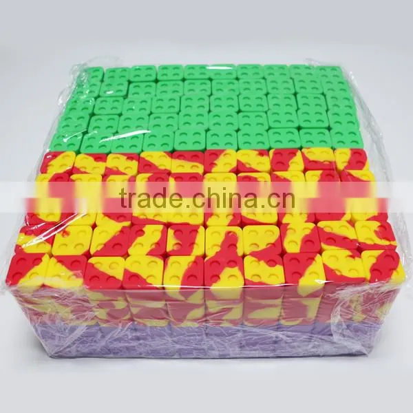 Square 9ml silicone container bho extracts silicone dab jar silicone oil container