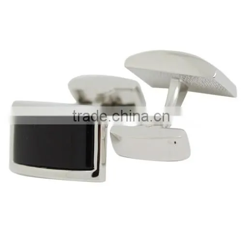 high quality stainless steel cufflinks Agate cufflinks