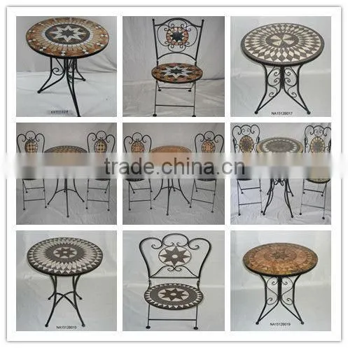 Metal outdoor mosaic furniture, mosaic furniture designs