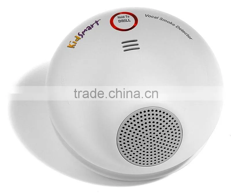 UL Listed Vocal Smoke Alarm Smoke Detector Fire Alarm For Children