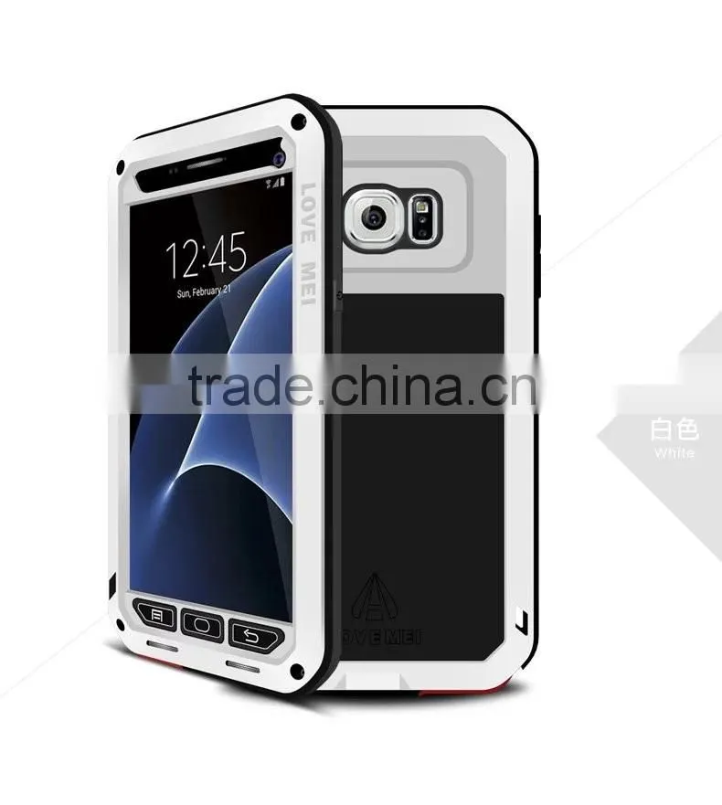Love Mei Shockproof Soft TPU Full Rubber Back Case for Samsung Galaxy S7 MT-5497