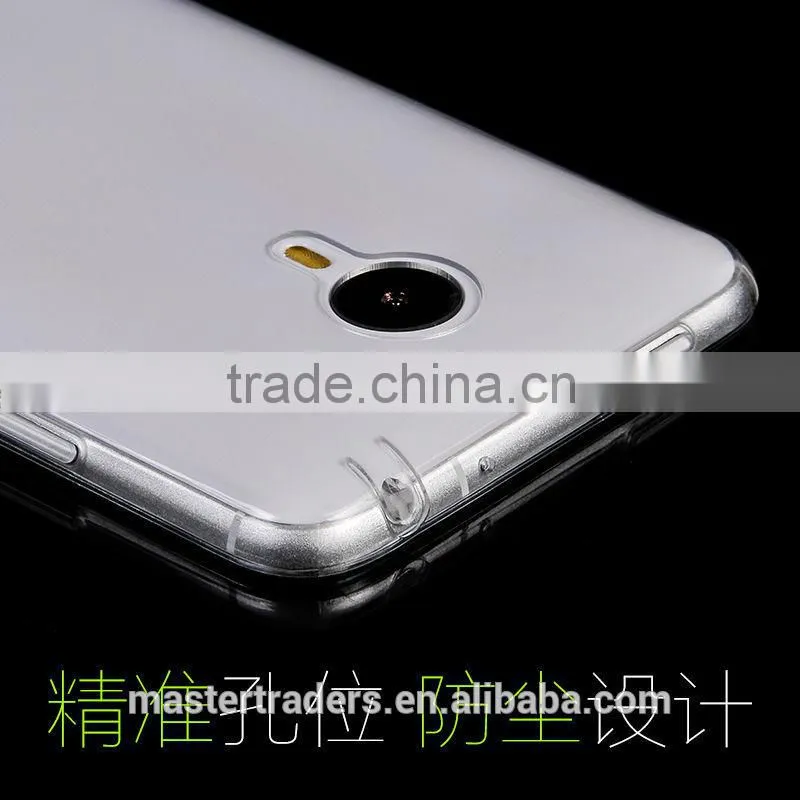 Original HOCO Light Series 0.6mm Ultra Thin Soft TPU Clear Protective Back Cover Case For Meizu MX4 MT-2942