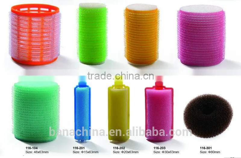 Foam hair roller