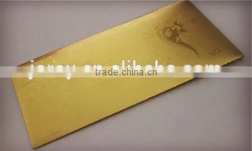Gold Silver envelope Custom made gold foil India envelope