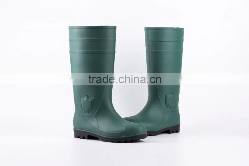 2016 new style HIgh Quality PVC safety boots , water boots , rain boots(sj5018)