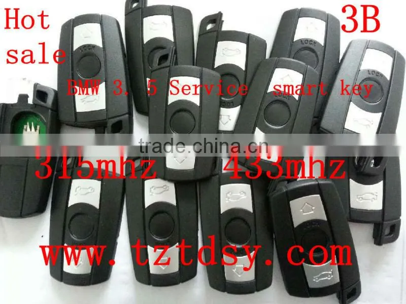 Tongda Top key for Bw 3/5 service 3 button remote smart key 433mhz
